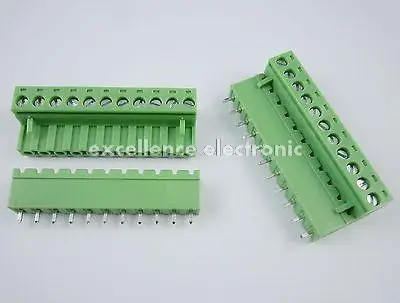 50 Pcs 5.08mm Pitch 11 pin 11 way Screw Pluggable Terminal Block Plug Connector 2EDG L