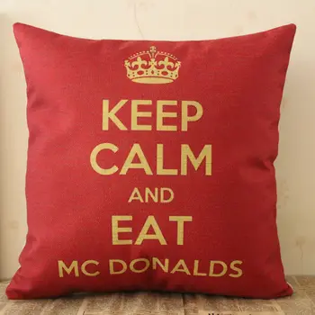 LINKWELL 18"x18" Red Crown Keep Calm Words Monogram Letter Burlap Seat Decorative Pillowcase Brand Cushion Cover for Home Decor
LINKWELL 18"x18" Red Crown Keep Calm Words Monogram Letter Burlap Seat Decorative Pillowcase Brand Cushion Cover for Home Decor