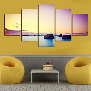 Cheap Price 5 Panel Beautiful Seaview Landscape Painting Large HD Island Rock Picture Home Decoration For Living Room Wall Decor
Cheap Price 5 Panel Beautiful Seaview Landscape Painting Large HD Island Rock Picture Home Decoration For Living Room Wall Decor
