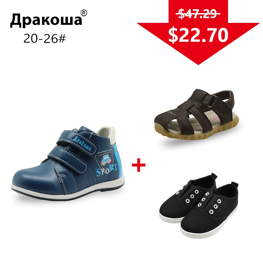 APAKOWA 3 Pairs Boys Summer Sandals Spring Boots Boys Casual Shoes Sneakers Color Randomly Sent for One Package EU SIZE 20-26
APAKOWA 3 Pairs Boys Summer Sandals Spring Boots Boys Casual Shoes Sneakers Color Randomly Sent for One Package EU SIZE 20-26