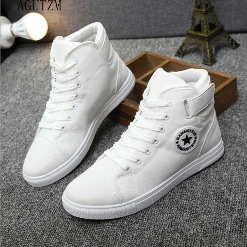 AGUTZM Men's Vulcanize Shoes Men Spring Autumn Top Fashion Sneakers Lace-up High Style Solid Colors Man Shoes Q93
AGUTZM Men's Vulcanize Shoes Men Spring Autumn Top Fashion Sneakers Lace-up High Style Solid Colors Man Shoes Q93