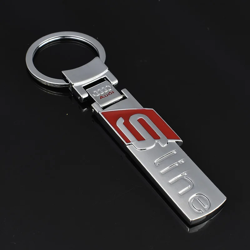 Keychain Audi s linecar logo metal key chain pendant four s shop authentic Key chain
Keychain Audi s linecar logo metal key chain pendant four s shop authentic Key chain