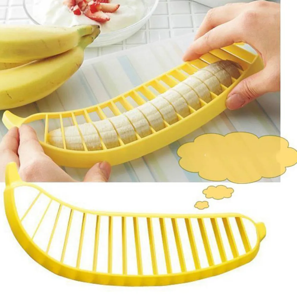 DHL 100PCS Practical Banana Slicer Cutter Chopper Fruit Salad Vegetable Peeler Kitchen Tool
DHL 100PCS Practical Banana Slicer Cutter Chopper Fruit Salad Vegetable Peeler Kitchen Tool