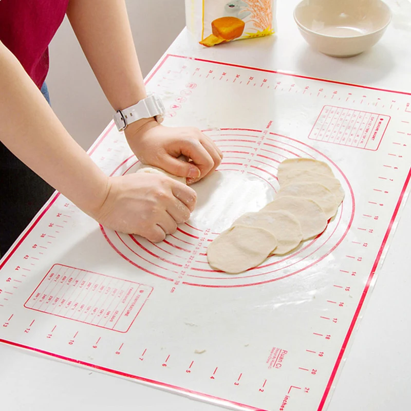 4 Size Silicone Baking Mat Pizza Dough Maker Pastry Kitchen Gadgets Cooking Tools Utensils Bakeware Kneading Accessories
4 Size Silicone Baking Mat Pizza Dough Maker Pastry Kitchen Gadgets Cooking Tools Utensils Bakeware Kneading Accessories