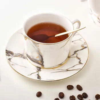 150ML Brief Creative Marble Pattern Ceramic Fine Bone china Cappuccino Coffee Milk Mug with Saucer Kit Black Tea Cup Friend Gift
150ML Brief Creative Marble Pattern Ceramic Fine Bone china Cappuccino Coffee Milk Mug with Saucer Kit Black Tea Cup Friend Gift