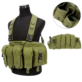 *Military Camouflage Tactical Vest Airsoft Chest Rig Ammunition Hunting CS Magazine Carrier War Bags
*Military Camouflage Tactical Vest Airsoft Chest Rig Ammunition Hunting CS Magazine Carrier War Bags