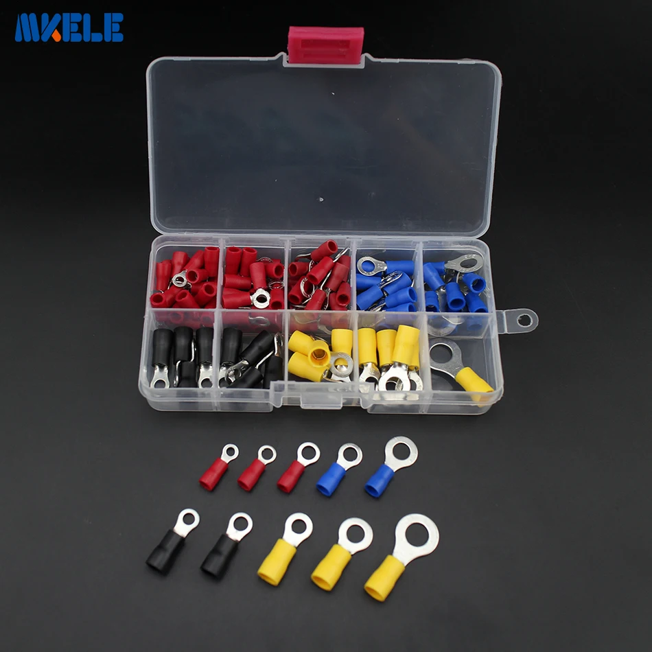 Free shipping 102pcs ring terminal Copper Crimp Connector Insulated Cord ring End Terminal set Wire terminals connector
Free shipping 102pcs ring terminal Copper Crimp Connector Insulated Cord ring End Terminal set Wire terminals connector