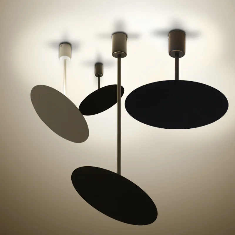 Nordic European Modern LED Pendant Light Black White Adjustable Direction Minimalist Pendant Lamp for Restaurant Dining Room Art Decor (7)
