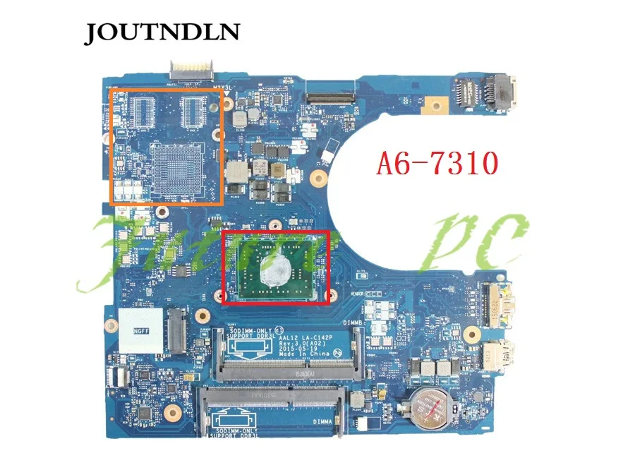 JOUTNDLN для Dell Inspiron 5555 5755 материнская плата ноутбука AAL12 LA-C142P THKRW 0THKRW CN-0THKRW DDR3L W/A6-7310 |