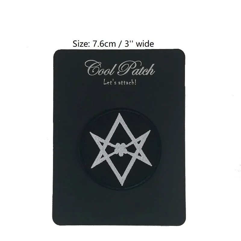 Unicursal Hexagram occult esoteric crowley supernature Patches Embroidered Iron On Applique diy badge
Unicursal Hexagram occult esoteric crowley supernature Patches Embroidered Iron On Applique diy badge