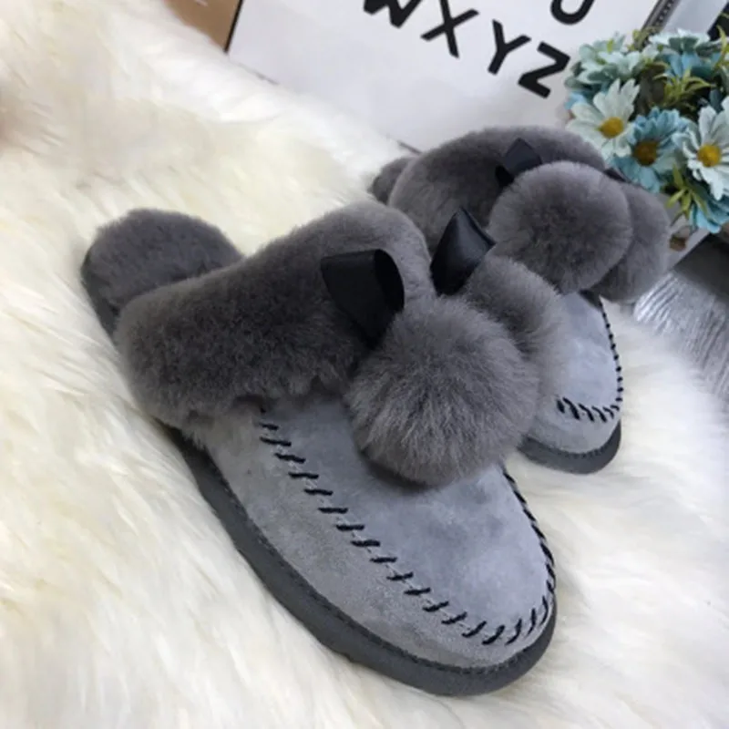 JAYX 2019 Natural Sheepskin Fur Slippers Fashion Female Winter Slippers Women Warm Indoor Slippers Soft Wool Lady 34-40
JAYX 2019 Natural Sheepskin Fur Slippers Fashion Female Winter Slippers Women Warm Indoor Slippers Soft Wool Lady 34-40