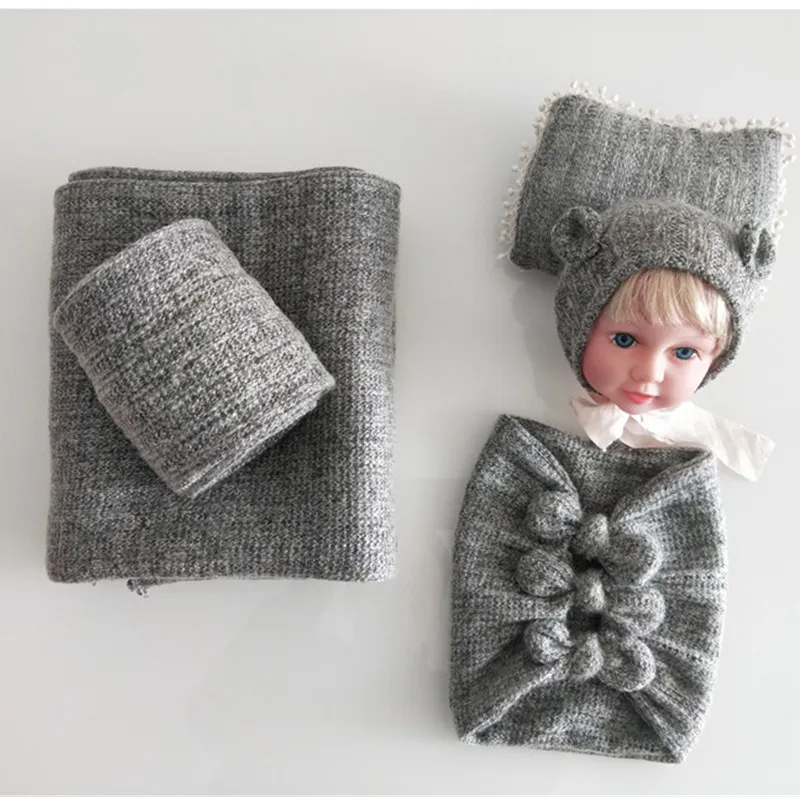Ylsteed 5Pcs Newborn Wrap + Bow Swaddle + Blanket + Pillow + Hat Crochet Baby Photography Props Infant Studio Shooting Outfits
Ylsteed 5Pcs Newborn Wrap + Bow Swaddle + Blanket + Pillow + Hat Crochet Baby Photography Props Infant Studio Shooting Outfits