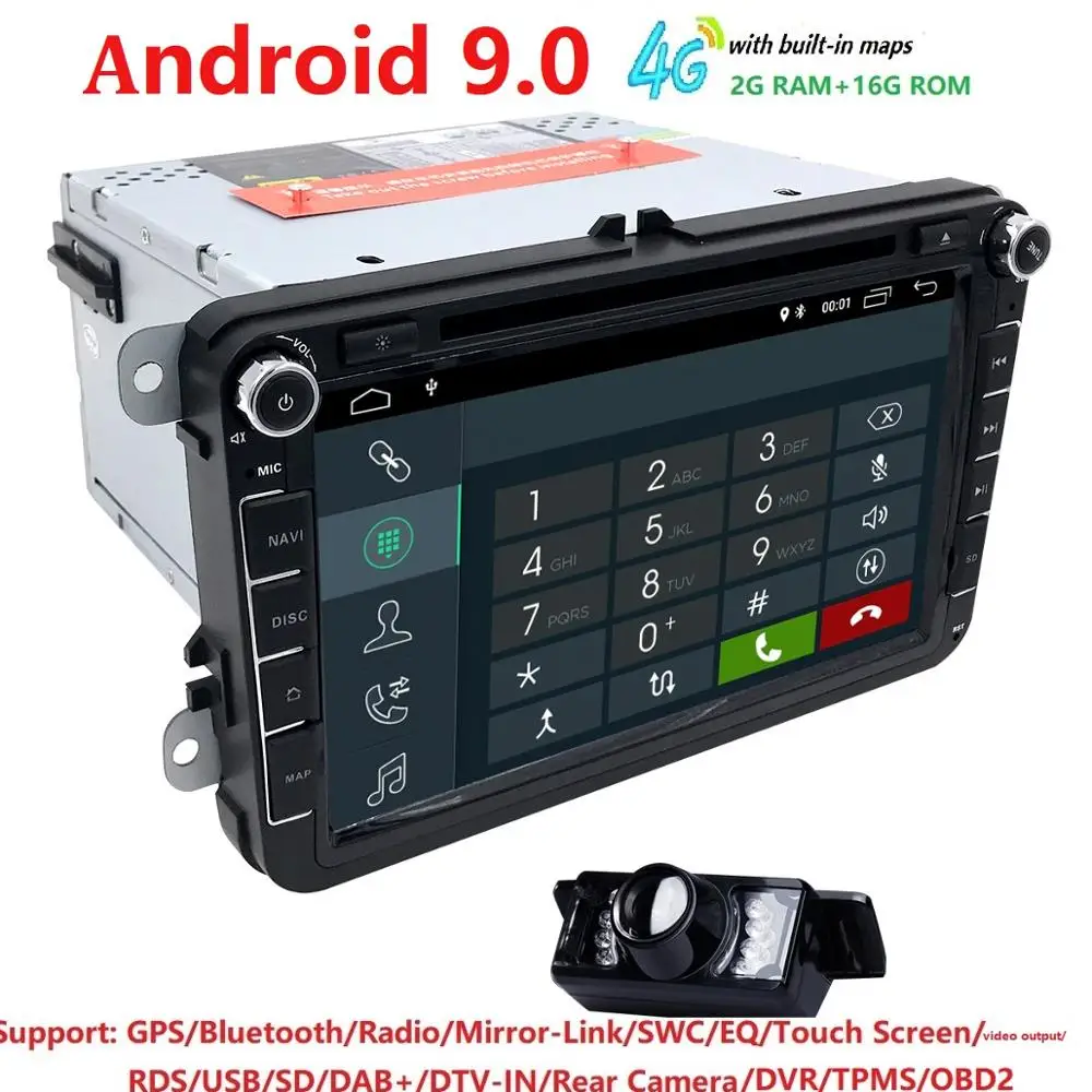 UK/DE/US/AU Warehouse android 9.0 car dvd player for VW polo golf passat tiguan skoda yeti superb rapid for skoda gps navi Hizpo
UK/DE/US/AU Warehouse android 9.0 car dvd player for VW polo golf passat tiguan skoda yeti superb rapid for skoda gps navi Hizpo