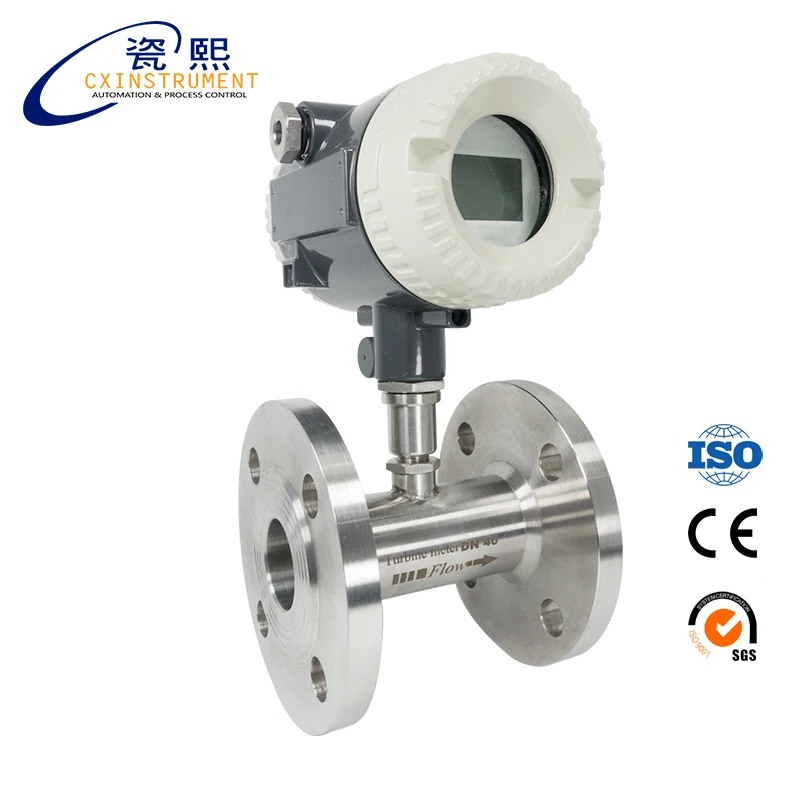 The Water Flow Meter Sensor DN40 2~20 m3/h Stainless Steel Material 4~20mA Output Digital Turbine Flow Meter
The Water Flow Meter Sensor DN40 2~20 m3/h Stainless Steel Material 4~20mA Output Digital Turbine Flow Meter