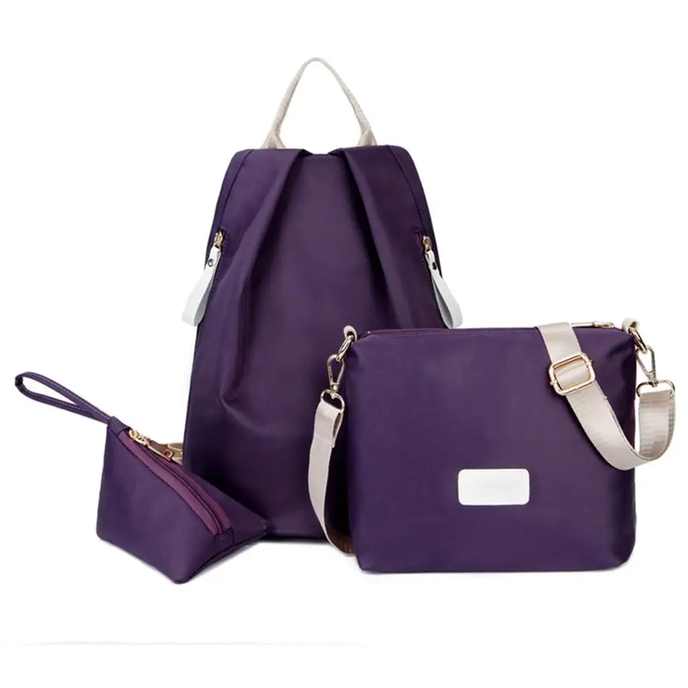 3 In 1 Multi Fuction Fashion Casual Woman Nylon Backpack 3 Pcs/set Travel Bag Student School Bag With Mini Bag Suit
3 In 1 Multi Fuction Fashion Casual Woman Nylon Backpack 3 Pcs/set Travel Bag Student School Bag With Mini Bag Suit