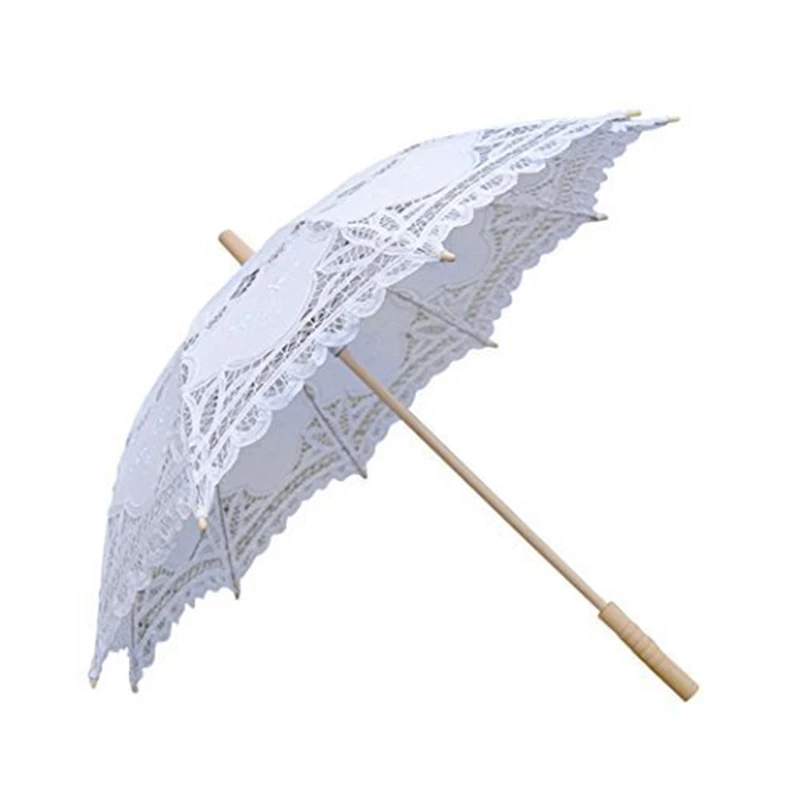 YO CHO Bride Wedding Umbrella White Lace Parasol Umbrella Handmade Embroidery Photo Prop Fashion Decoration Accessories
YO CHO Bride Wedding Umbrella White Lace Parasol Umbrella Handmade Embroidery Photo Prop Fashion Decoration Accessories