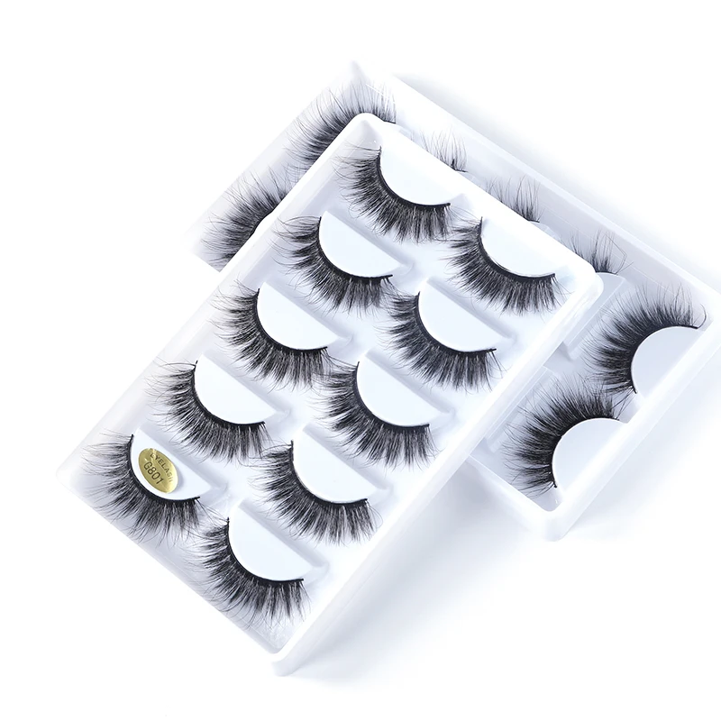 Strip Eyelashes 100% Siberian Fur Fake Eyelashes Hand-made False Eyelashes 5 Pairs/Set Mink 3D Lashes Dramatic Makeup
Strip Eyelashes 100% Siberian Fur Fake Eyelashes Hand-made False Eyelashes 5 Pairs/Set Mink 3D Lashes Dramatic Makeup
