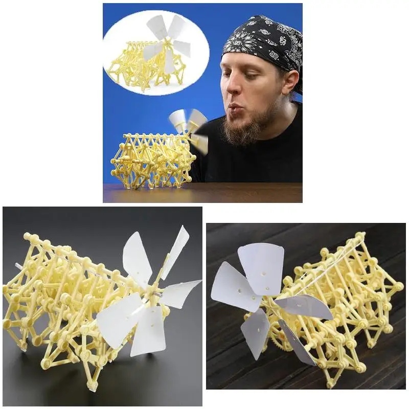 Hot Selling 1 Pcs Wind Power Bionic Robot Gift Building Beast Animal Technology DIY Assembled Toy For Creativity Children Kids
Hot Selling 1 Pcs Wind Power Bionic Robot Gift Building Beast Animal Technology DIY Assembled Toy For Creativity Children Kids