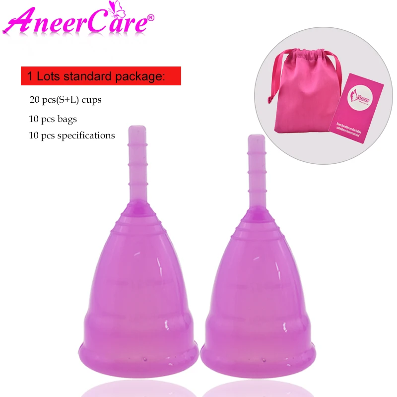 20pcs Menstrual cup for women Feminine hygiene vaginal period cup copa menstrual de silicona medica reusable coletor menstrual
20pcs Menstrual cup for women Feminine hygiene vaginal period cup copa menstrual de silicona medica reusable coletor menstrual