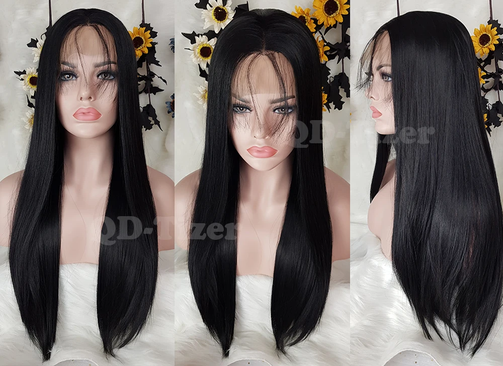 synthetic lace front wig