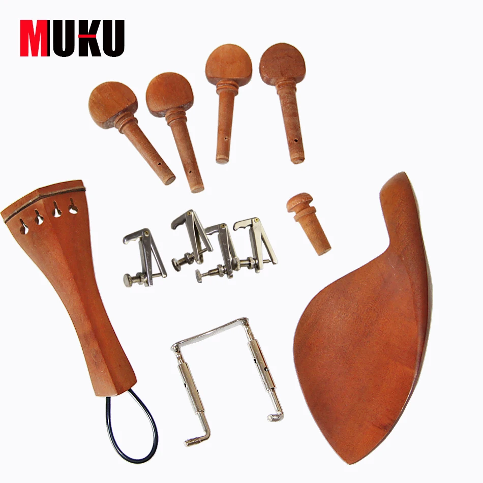 Набор аксессуаров для акустической скрипки Jujube Wood 4/4 включая подставку фарфора
