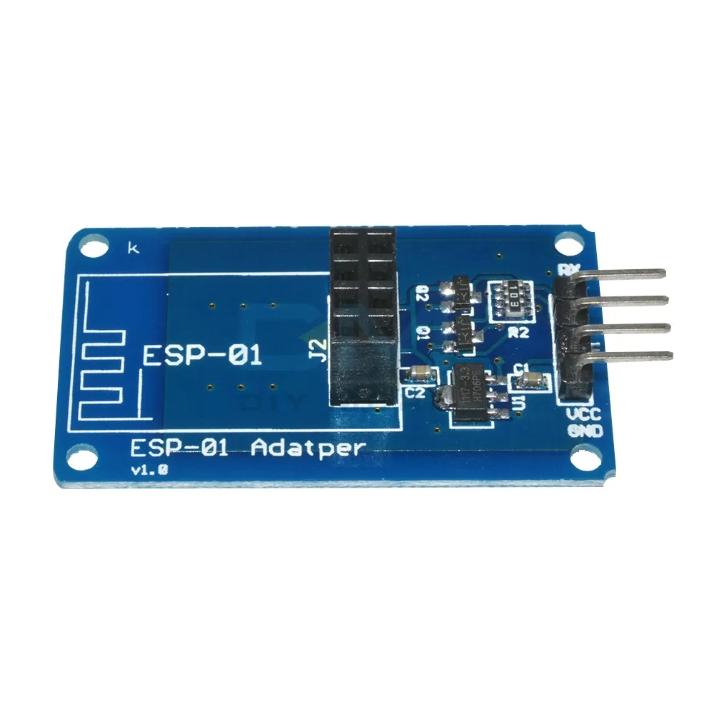 10pcs/lot ESP8266 Serial WiFi Wireless ESP-01 Adapter Module 3.3V 5V Compatible Serial Module
10pcs/lot ESP8266 Serial WiFi Wireless ESP-01 Adapter Module 3.3V 5V Compatible Serial Module