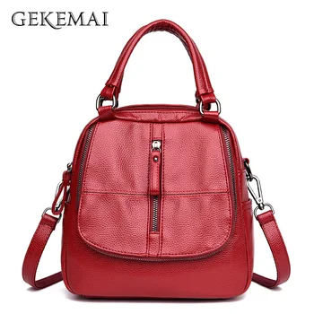 Korean Style Leisure Leather Women Backpack 2019 New Multifunction Travel Bag Mini School Backpack Female Shoulder Bag Sac A Dos
Korean Style Leisure Leather Women Backpack 2019 New Multifunction Travel Bag Mini School Backpack Female Shoulder Bag Sac A Dos