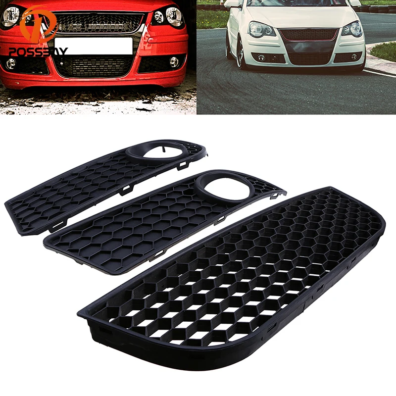 POSSBAY Car Fog Light Lamp Cover Bumper Grille for VW Polo MK4 9N3 2005/2006/2007/2008/2009 Facelift Coche Auto Fog Lamp Grille
POSSBAY Car Fog Light Lamp Cover Bumper Grille for VW Polo MK4 9N3 2005/2006/2007/2008/2009 Facelift Coche Auto Fog Lamp Grille