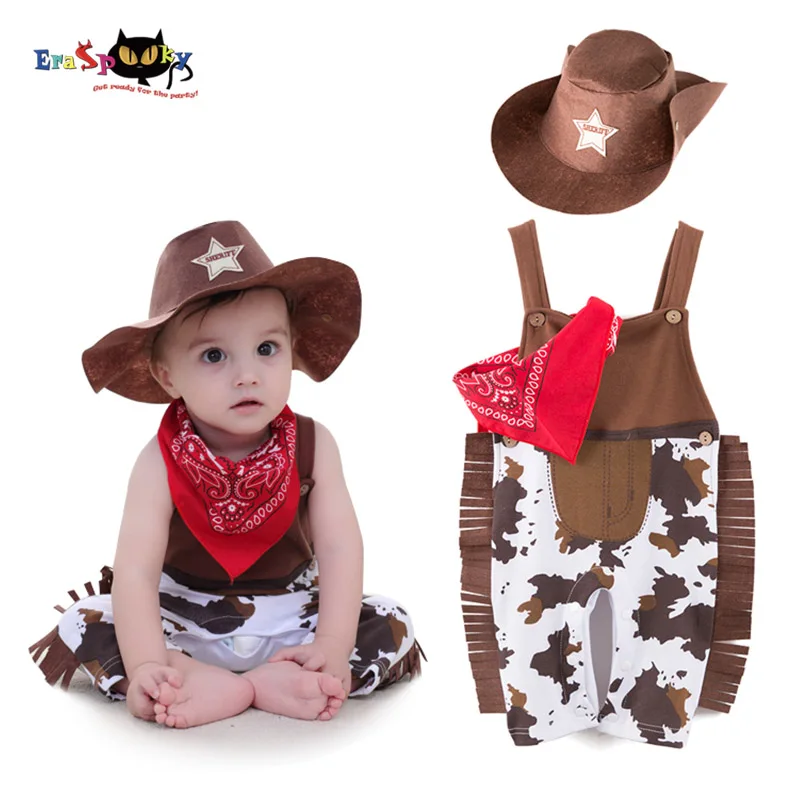 Eraspooky Newborn Romper Photography Costume for Baby Boy Cowboy Bodysuit Baby Halloween Cosplay Baby Toddler Clothing for Kids
Eraspooky Newborn Romper Photography Costume for Baby Boy Cowboy Bodysuit Baby Halloween Cosplay Baby Toddler Clothing for Kids
