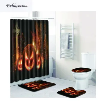 Free Shipping Lighting Pumpkin Devil Casa De Banho Banyo Bathroom Carpet Toilet Bath Mat Set Tapis Salle De Bain Alfombra Bano
Free Shipping Lighting Pumpkin Devil Casa De Banho Banyo Bathroom Carpet Toilet Bath Mat Set Tapis Salle De Bain Alfombra Bano