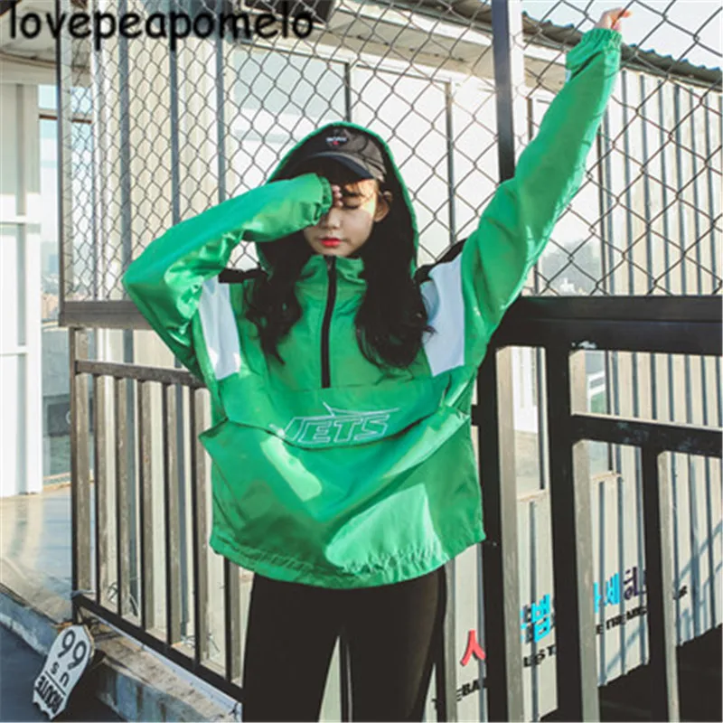 2018 Spring And Autumn Outwear Large Size Women's Costume Sreetwear Patchwork Jacket Korean Loose Female Letter Tops J265
2018 Spring And Autumn Outwear Large Size Women's Costume Sreetwear Patchwork Jacket Korean Loose Female Letter Tops J265
