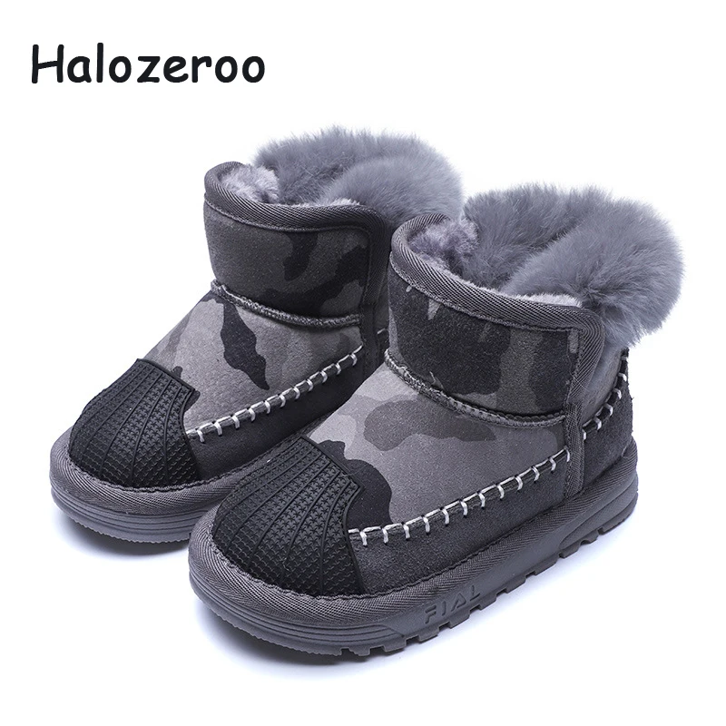 Halozeroo New Winter Children Fashion Genuine Leather Boots Baby Girl Snow Boots Kid Warm Shoes Toddler Boy Brand Black Boots
Halozeroo New Winter Children Fashion Genuine Leather Boots Baby Girl Snow Boots Kid Warm Shoes Toddler Boy Brand Black Boots