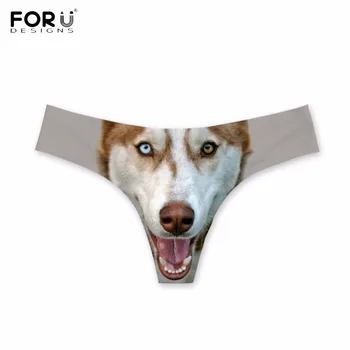 FORUDESIGNS Funny 3D Dog Husky Print Women Thongs Fashion Fitness Girls G-strings Bodybuilding Summer Seamless Briefs Plus Size
FORUDESIGNS Funny 3D Dog Husky Print Women Thongs Fashion Fitness Girls G-strings Bodybuilding Summer Seamless Briefs Plus Size