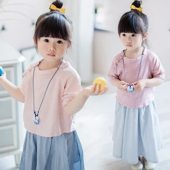 Improved Baby Girls Chinese Style Tang Suit Clothing Handmade Button Vintage Children Performance Hanfu Clothes Cosplay Costume
Improved Baby Girls Chinese Style Tang Suit Clothing Handmade Button Vintage Children Performance Hanfu Clothes Cosplay Costume