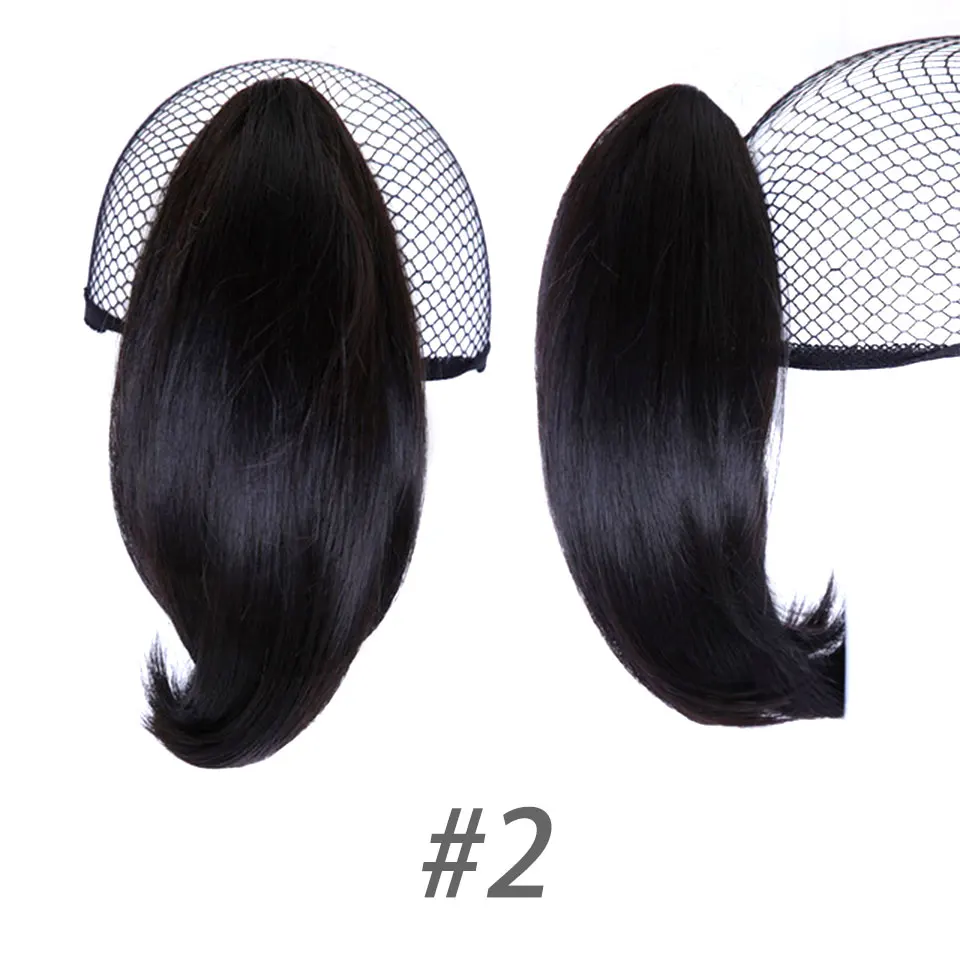 DIFEI-6-Short-Piano-Color-Claw-In-Ponytail-Extension-Straight-Synthetic-Drawstring-Resist-High-Temperature-Hairpieces