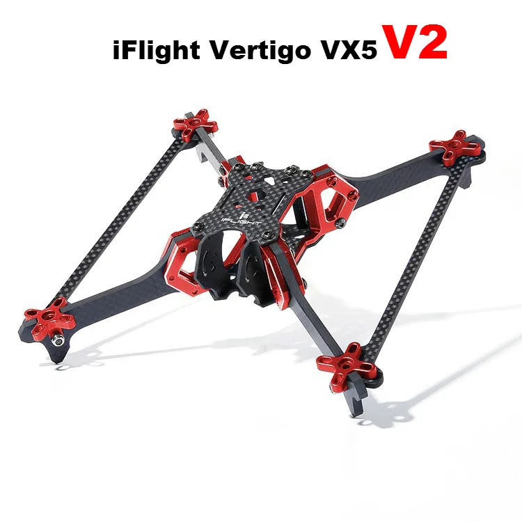 iFlight Vertigo VX5 V2 Drone Frame 200mm Wheelbase 20*20mm mounting hole HX Type Frame Kit for FPV Racing Drone 2205 2207 motor
iFlight Vertigo VX5 V2 Drone Frame 200mm Wheelbase 20*20mm mounting hole HX Type Frame Kit for FPV Racing Drone 2205 2207 motor