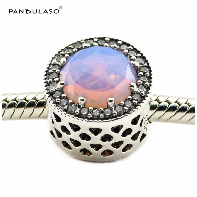 Pandulaso Autumn Radiant Hearts, Opalescent Pink Crystal & Clear CZ Beads Sterling-Silve Fit Silver Bracelet Beads DIY Wholesale
Pandulaso Autumn Radiant Hearts, Opalescent Pink Crystal & Clear CZ Beads Sterling-Silve Fit Silver Bracelet Beads DIY Wholesale