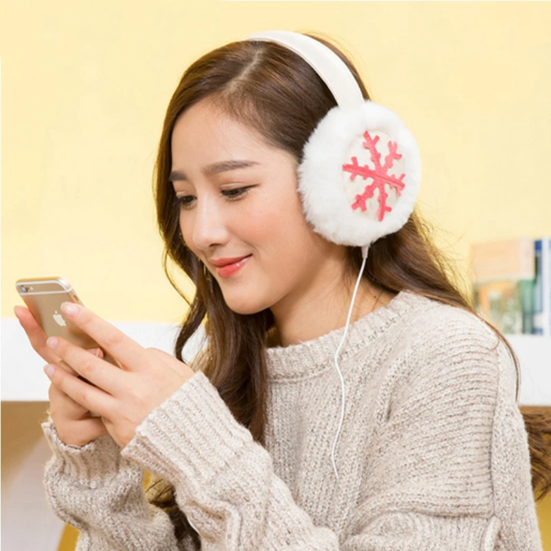 Plush Female Winter Earmuff Warm Ear Muffs Headphones Girls Earmuffs Music Earphones Ear Warmers Ear Protector Fur Headphones
Plush Female Winter Earmuff Warm Ear Muffs Headphones Girls Earmuffs Music Earphones Ear Warmers Ear Protector Fur Headphones