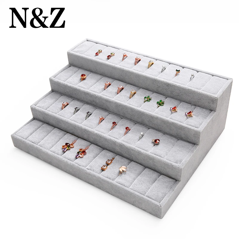 N&Z Big 4 Layers Ring Display Stand Holder Jewelry Organizer Earrings Ring Box /Case For Jewlery Gift Box Jewelry Box Trays
N&Z Big 4 Layers Ring Display Stand Holder Jewelry Organizer Earrings Ring Box /Case For Jewlery Gift Box Jewelry Box Trays