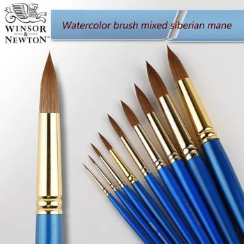 Windsor Newton round head watercolor pen mixed Siberian mane watercolor brush artist level hook line gouache acrylic paint paint
Windsor Newton round head watercolor pen mixed Siberian mane watercolor brush artist level hook line gouache acrylic paint paint