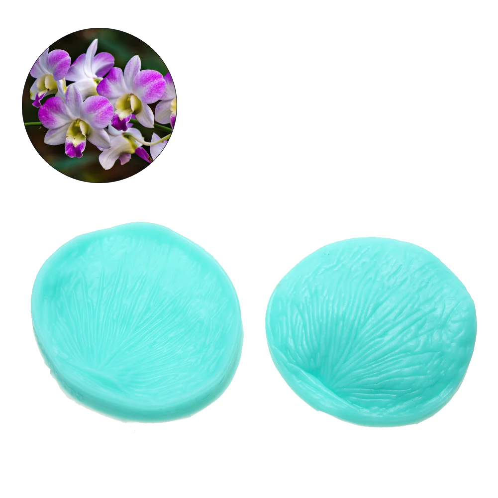Silicone Orchid Petal Flower Cutter Cake Decorating Tools Fondant Baking Mold Orchid Petal Veiners Mould Kitchen Accessories 
Silicone Orchid Petal Flower Cutter Cake Decorating Tools Fondant Baking Mold Orchid Petal Veiners Mould Kitchen Accessories