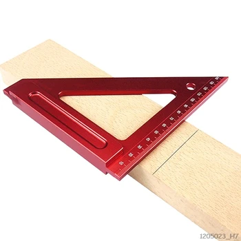 Durable Home Woodworking Triangle Ruler Red Tools Accurate Aluminum Alloy Artists Angle Gauges Metric Square Measurement
Durable Home Woodworking Triangle Ruler Red Tools Accurate Aluminum Alloy Artists Angle Gauges Metric Square Measurement
