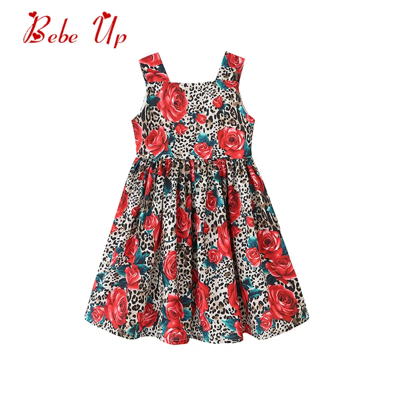 Kids Summer Sundress For Girls Leopard Rose Flower Print Children Girl Boutique Designer Dress Toddler Fashion Party Frocks
Kids Summer Sundress For Girls Leopard Rose Flower Print Children Girl Boutique Designer Dress Toddler Fashion Party Frocks