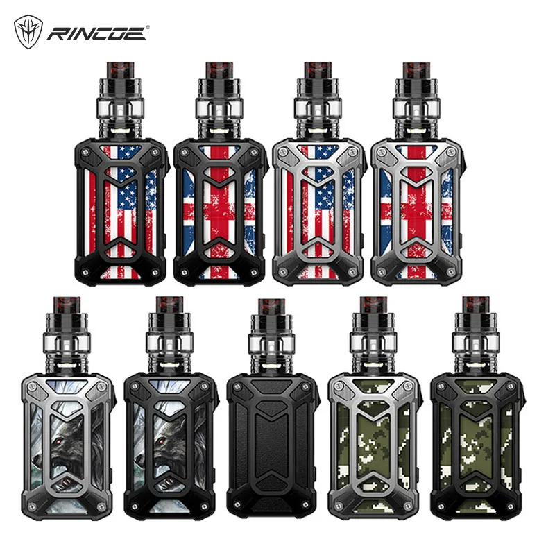 Origina Rincoe Mechman 228W Kit Box Mod with Rincoe Mesh Tank Powered by Dual 18650 Battery Vaporizer VS Vaporesso Luxe Kits
Origina Rincoe Mechman 228W Kit Box Mod with Rincoe Mesh Tank Powered by Dual 18650 Battery Vaporizer VS Vaporesso Luxe Kits