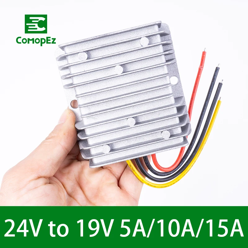 24V to 19V 5A 10A 15A Step Down DC DC Converter Boost Regulator Waterproof Voltage Transformer for Car Solar Panel Led Light
24V to 19V 5A 10A 15A Step Down DC DC Converter Boost Regulator Waterproof Voltage Transformer for Car Solar Panel Led Light
