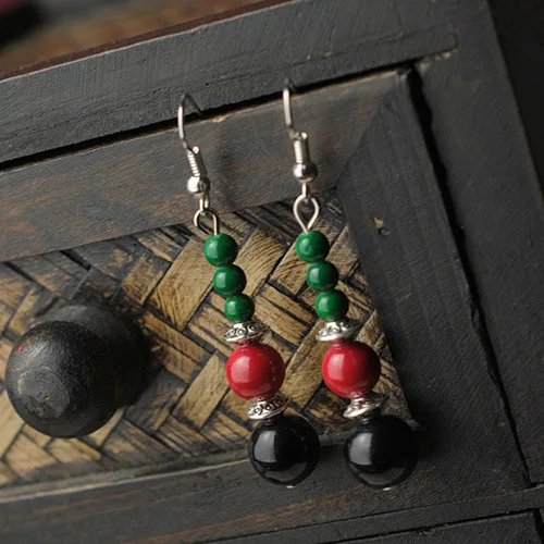 Ethnic jewelry DIY vintage stone shell Tibetan silver colorful dangle earrings ,New statement old fashioned shell earrings
Ethnic jewelry DIY vintage stone shell Tibetan silver colorful dangle earrings ,New statement old fashioned shell earrings