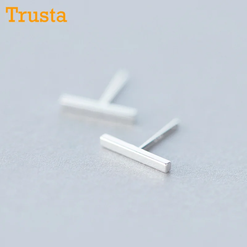 Trusta 2018 100% 925 Sterling Silver Jewelry Fashion Cute Tiny 1.5mmX10mm Stick Stud Earrings Gift For Girls Kids Lady DS417
Trusta 2018 100% 925 Sterling Silver Jewelry Fashion Cute Tiny 1.5mmX10mm Stick Stud Earrings Gift For Girls Kids Lady DS417