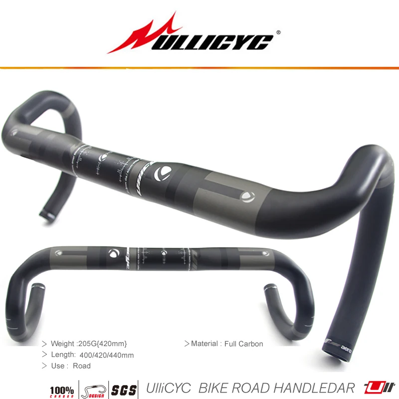 Road Bicycle Handlebar Bent Bar Ultra-light superstrong Ultralight Carbon Fiber Bicycle Handlebar 31.8mm*400/420/440mm
Road Bicycle Handlebar Bent Bar Ultra-light superstrong Ultralight Carbon Fiber Bicycle Handlebar 31.8mm*400/420/440mm