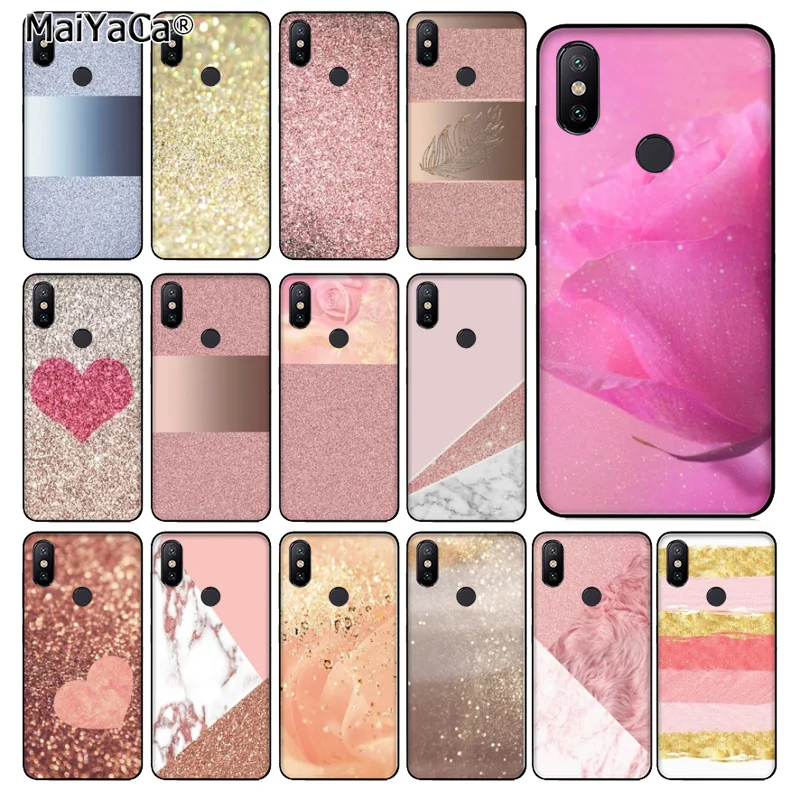 MaiYaCa Gold Pink rose Glitter TPU Soft Phone Accessories Cell Phone Case for Xiaomi MI MIX 2 2S 6 8 8SE Note 3 Redmi 5 plus
MaiYaCa Gold Pink rose Glitter TPU Soft Phone Accessories Cell Phone Case for Xiaomi MI MIX 2 2S 6 8 8SE Note 3 Redmi 5 plus