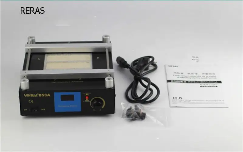 High quality 853A 220V 50HZ Digital Preheat Soldering Station High Power ESD BGA Rework Station PCB Desoldering IR Preheating
High quality 853A 220V 50HZ Digital Preheat Soldering Station High Power ESD BGA Rework Station PCB Desoldering IR Preheating